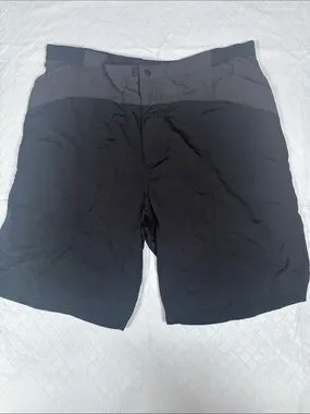 Novara | Shorts | Novara Black Athletic Shorts With Dark Gray Waistband ...
